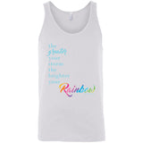 Weather the Storm Rainbow Unisex Tank
