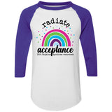 Radiate Acceptance Unisex Raglan Tee (PTHS)