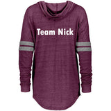 Team Nick Ladies Hooded Pullover