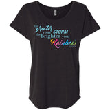Weather the Storm Rainbow Flutter Sleeve Tee