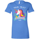 Personalized One of a Kind Ladies Fitted Tee