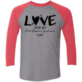 Love Someone with Pitt Hopkins Raglan Tee