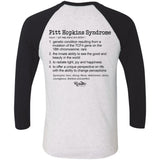 Pitt Hopkins Definition of a Hero Unisex Raglan Tee