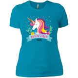 Unicorn Born Rare Ladies Tee