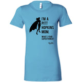 Super Powered "Pitt" Mom Fitted Tee