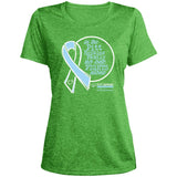No One Fights Alone Ladies Heather Scoop Tee