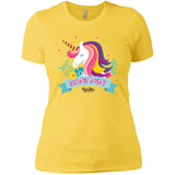 Unicorn Born Rare Ladies Tee