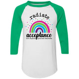 Radiate Acceptance Unisex Raglan Tee (PTHS)