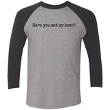 Pitt Hopkins Definition of a Hero Unisex Raglan Tee