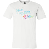 Weather the Storm Rainbow Unisex Tee