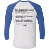 Pitt Hopkins Definition of a Hero Unisex Raglan Tee