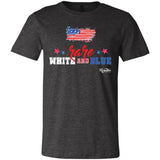 Rare, White and Blue (Flag) Unisex Tee