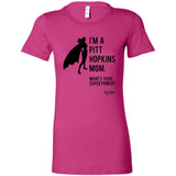 Super Powered "Pitt" Mom Fitted Tee