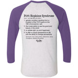 Pitt Hopkins Definition of a Hero Unisex Raglan Tee