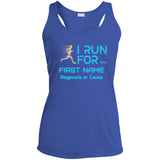 Personalized I Run For Ladies Tank