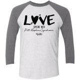Love Someone with Pitt Hopkins Raglan Tee