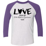 Love Someone with Pitt Hopkins Raglan Tee