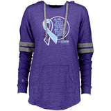 No One Fights Alone Ladies Hooded Pullover