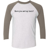 Pitt Hopkins Definition of a Hero Unisex Raglan Tee