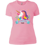 Unicorn Born Rare Ladies Tee