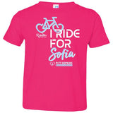 'I Ride for Sofia' Toddler Tee