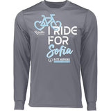 'I Ride for Sofia' Unisex Long Sleeve Tee
