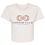 Copper Club Flowy Cropped Tee
