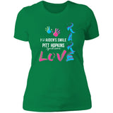 I Love Aiden's Smile Ladies Tee