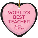 Valentines Heart Ornament (Teacher)
