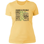 UCP 'Change is Possible' Ladies Relaxed Tee