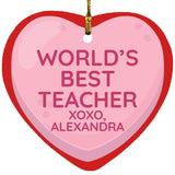 Valentines Heart Ornament (Teacher 2)