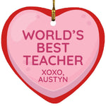 Valentines Heart Ornament (Teacher)
