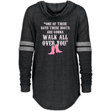 PTHS Pink Boots Ladies Hooded Pullover