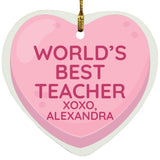 Valentines Heart Ornament (Teacher 2)