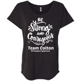 Team Colton "Be Strong" Flutter Sleeve Tee