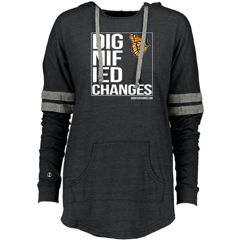 Dignified Changes "Box" Ladies Hooded Pullover