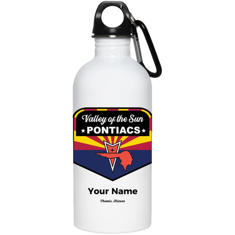 Pontiacs Steel Water Bottle (Personalized)