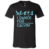 I Dance for Calvin Unisex V-neck Tee