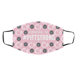 Amanda 'Hearts and Smiley' Face Mask (LARGE)