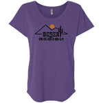 Desert Region Ladies Triblend Flutter Sleeve Tee