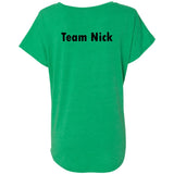 Team Nick Ladies Flutter Sleeve Tee