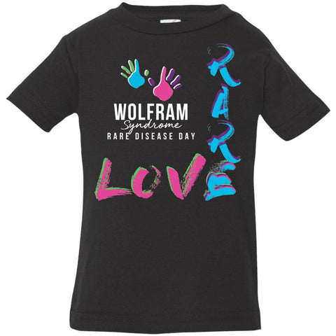 Wolfram Syndrome "Love Rare" Infant Tee