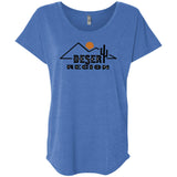 Desert Region Ladies Triblend Flutter Sleeve Tee