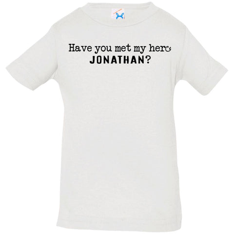 Jonathan Definition of a Hero Infant Tee
