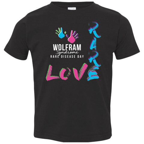 Wolfram Syndrome "Love Rare" Toddler Tee