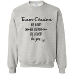 Team Caden Crewneck Pullover Sweatshirt