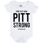 Personalized Pitt Strong Onesie 6 Month
