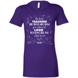 Best Teachers Ladies Fitted Tee II