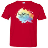 Different Not Less Toddler Tee