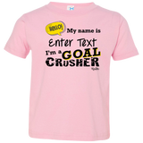 Personalized Goal Crusher Infant/Toddler Tee